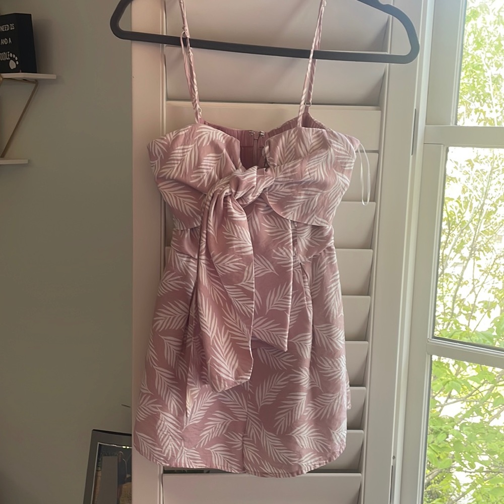 Adorable Pink Print Romper